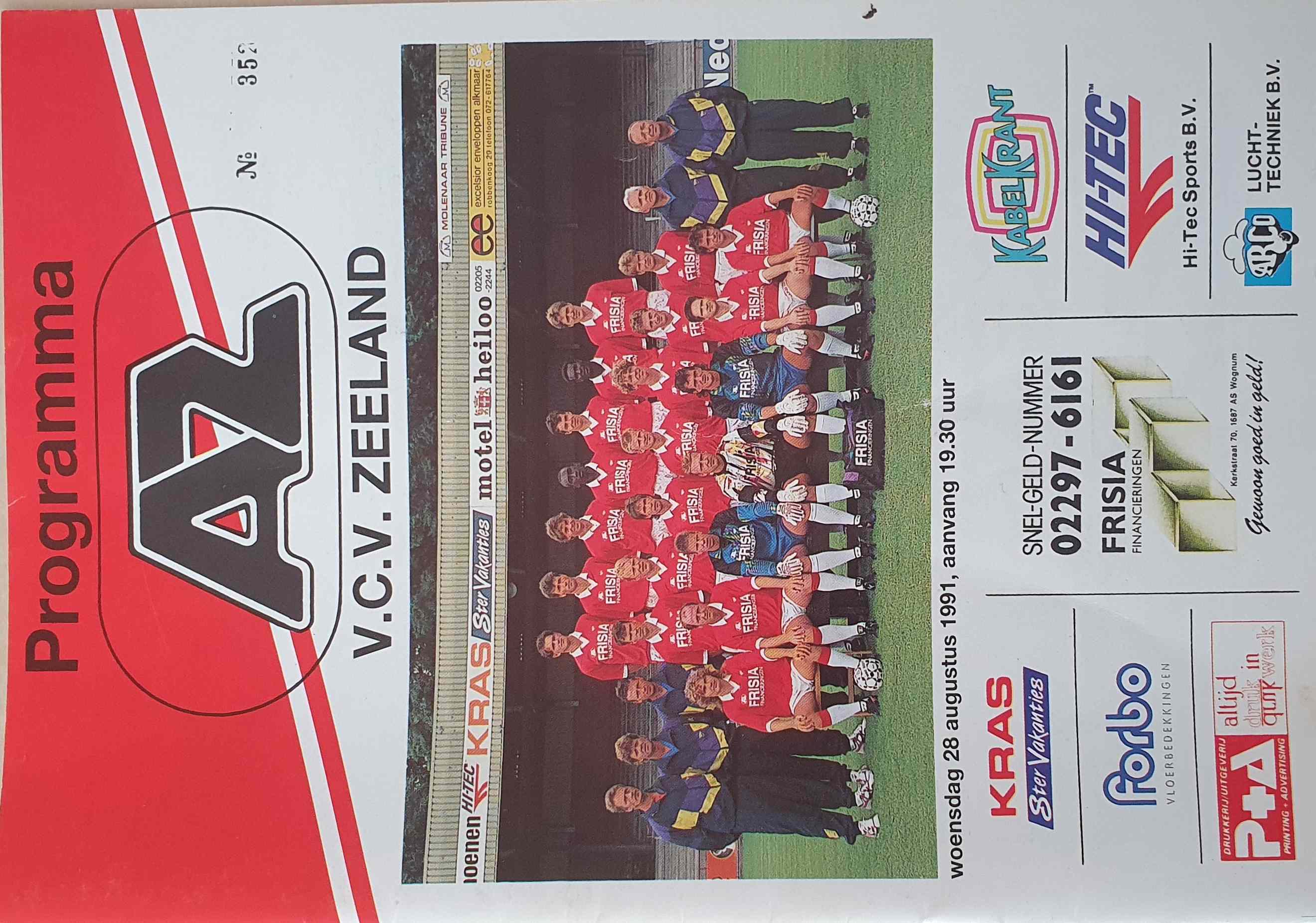 AZ Programma 28-aug-1991 VCV Zeeland